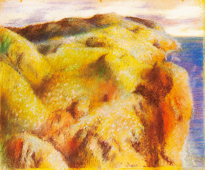  埃德加·德加 Edgar Degas—— 海岸的悬崖 (2)